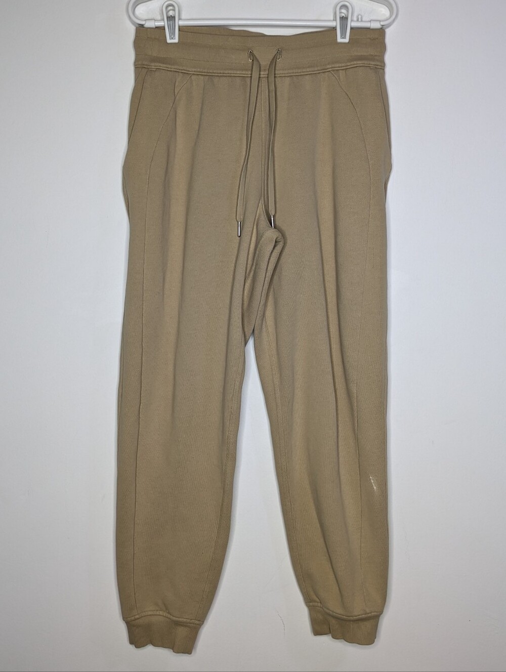 Lululemon Tan Trench Scuba High Rise Sweatpant Jogger 8
